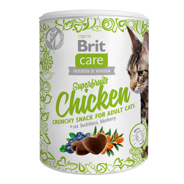 Recompense pisici Brit Care - Superfruits - Pui și Afine - 100 g