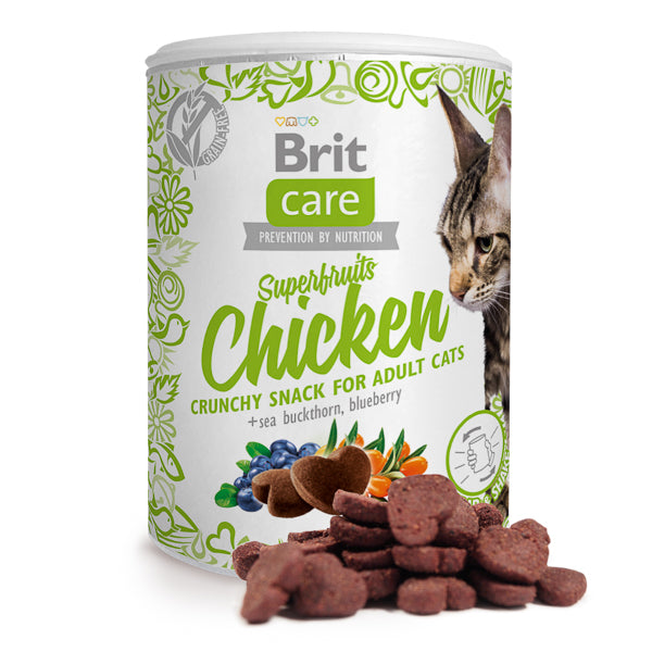 Recompense pisici Brit Care - Superfruits - Pui și Afine - 100 g
