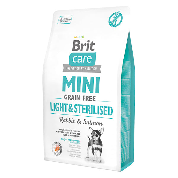 Hrană uscată câini Brit Care - Mini - Sterilised - Iepure și Somon - 2kg