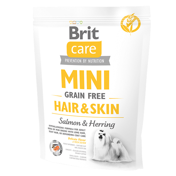 Hrană uscată câini Brit Care - Adult - Talie mică - Hypoallergenic - Somon și Hering - 400 g