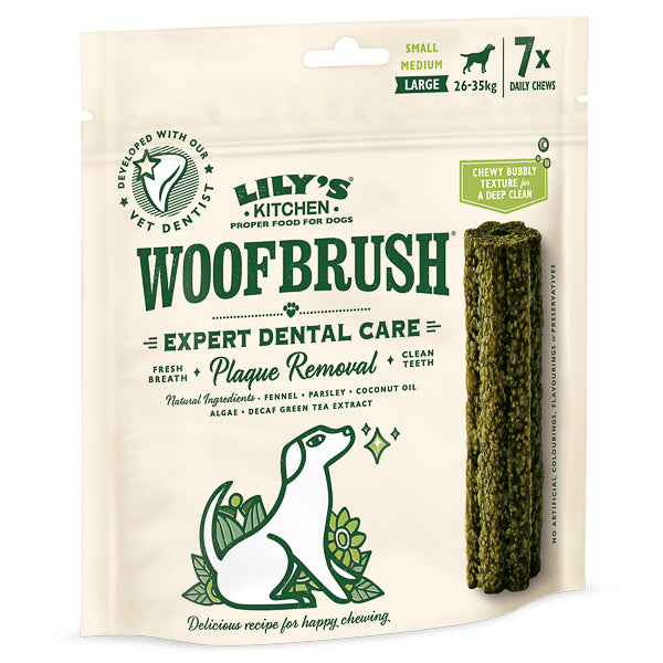 Recompense câini Lily's Kitchen - Dental Stick - Talie mare - Sănătate dentară - 7 buc.