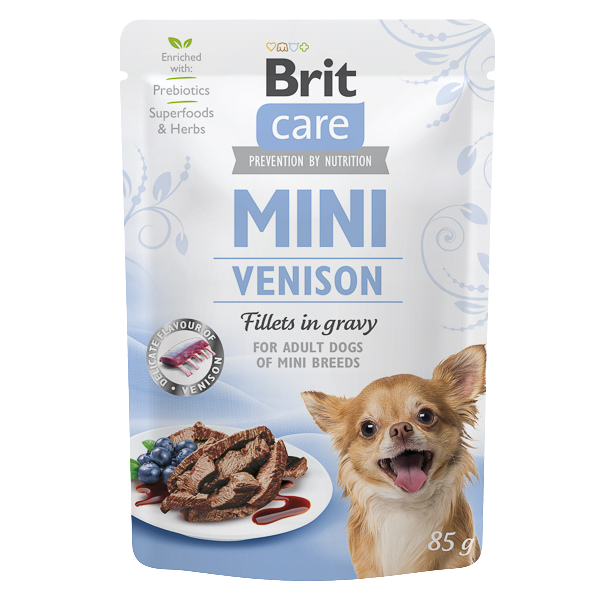 Hrană umedă câini Brit Care - Talie mică - Vânat - 85 g