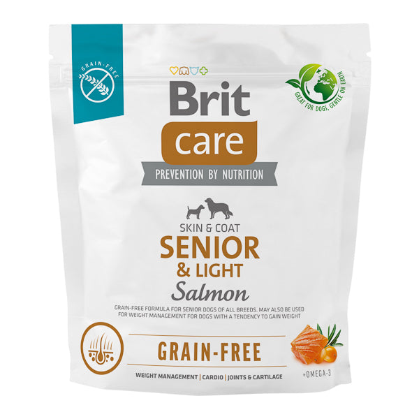 Hrană uscată câini Brit Care - Senior - Somon - 1 kg