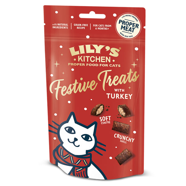 Recompense pisici Lily's Kitchen - Curcan - 70 g