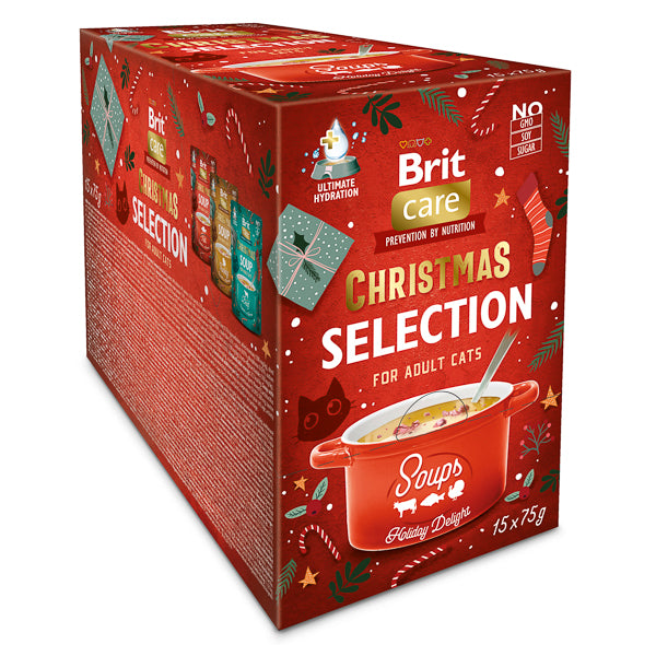 Hrană umedă pisici Brit Care - Ediție de Crăciun - 15x75 g