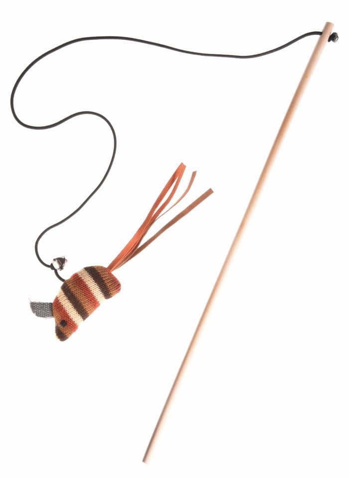 Jucărie pisici - Baghetă cu șoarece