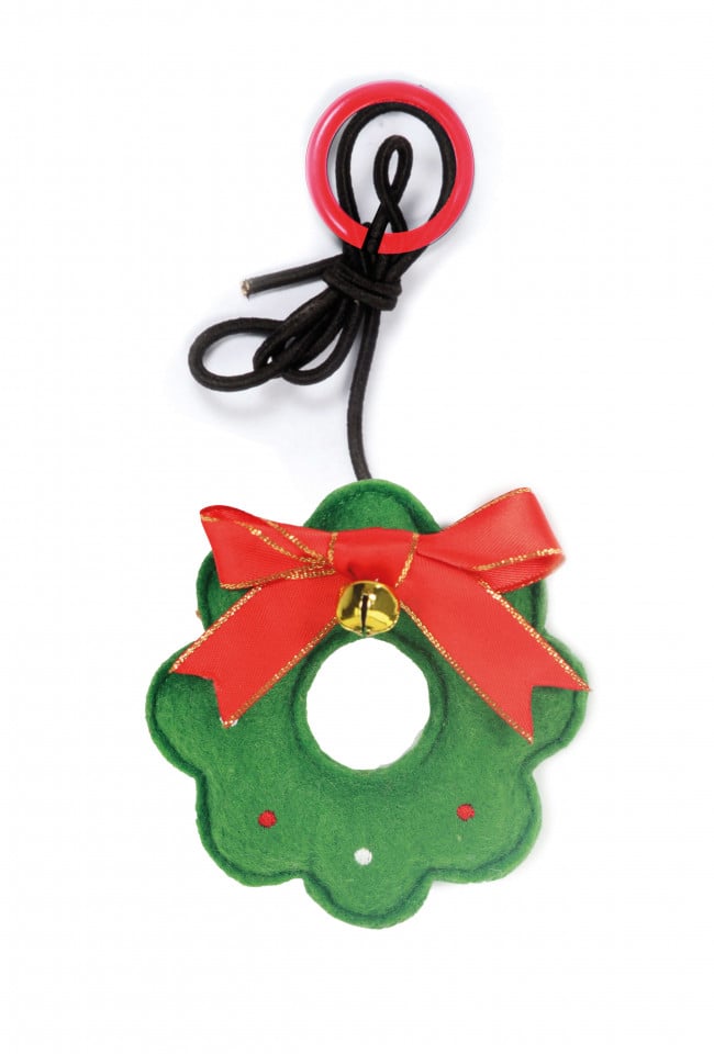 Jucărie pisică - Ghirlandă Crăciun