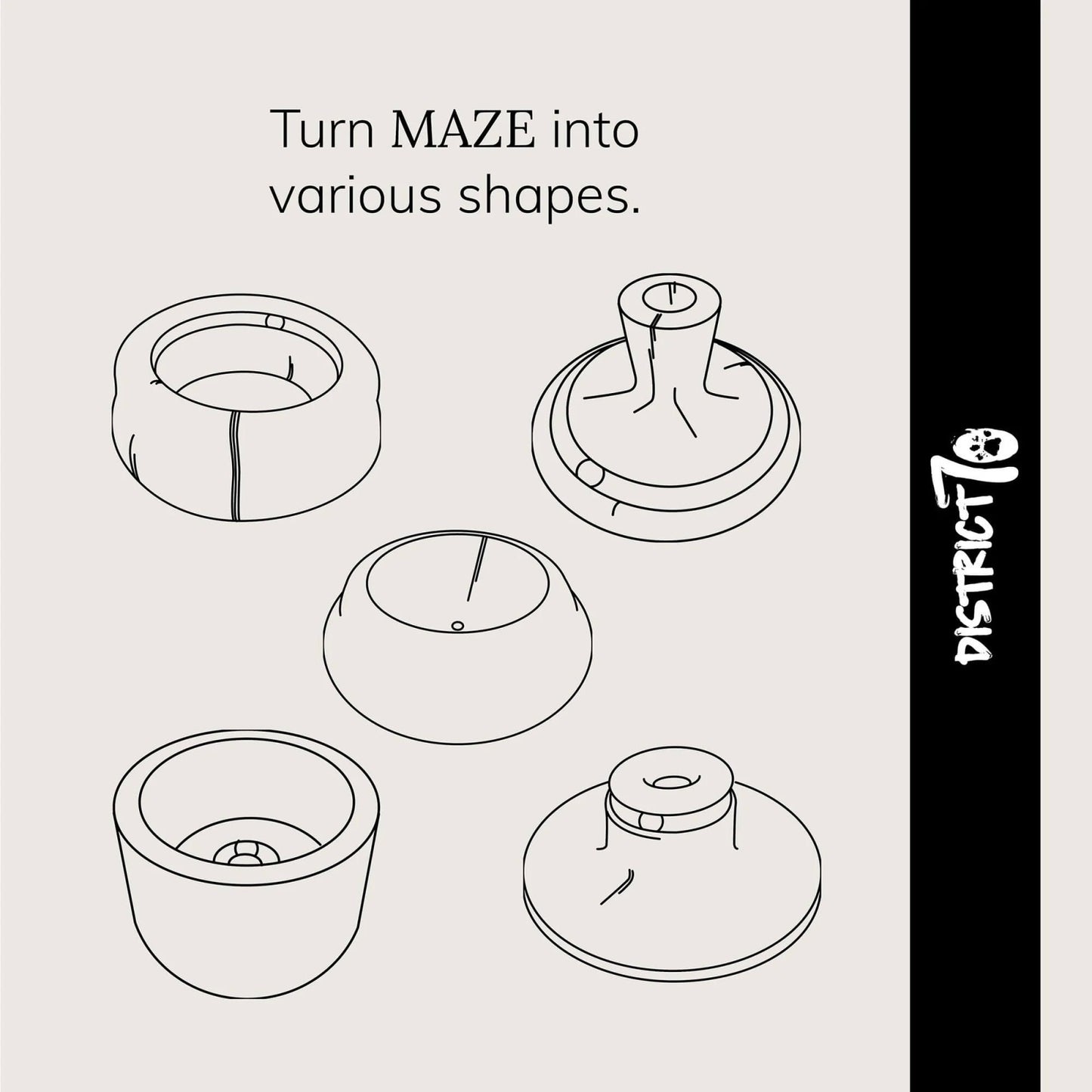 Sisal culcuș pisică - Maze - Mr. Patrick