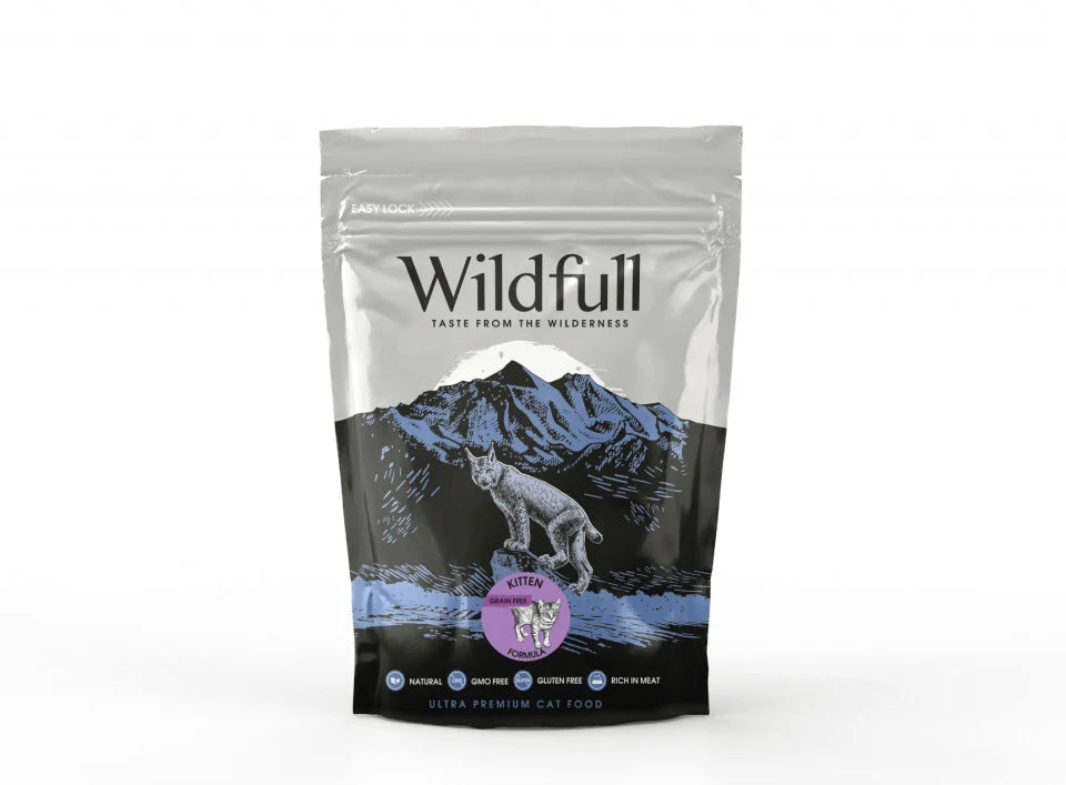 Hrană uscată pisică Ultra-premium Wildfull - Junior - Pui - 400 g - Mr. Patrick