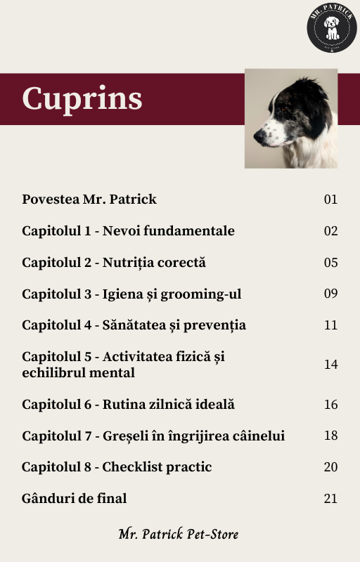 Ghidul complet pentru îngrijirea câinelui - E-book online