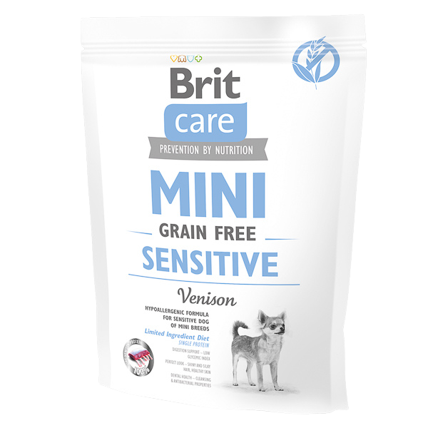 Hrană uscată câini Brit Care - Mini Sensitive - Vânat - 400g