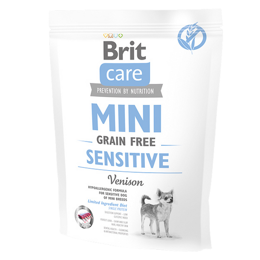Hrană uscată câini Brit Care - Mini Sensitive - Vânat - 400g