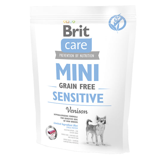 Hrană uscată câini Brit Care - Mini Sensitive - Vânat - 400g