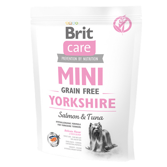 Hrană uscată câini Brit Care - Yorkshire - Somon și Ton - 400 g