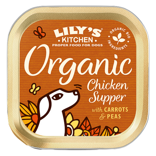 Hrană umedă câini Lily's Kitchen - Pui și mazăre - 150g