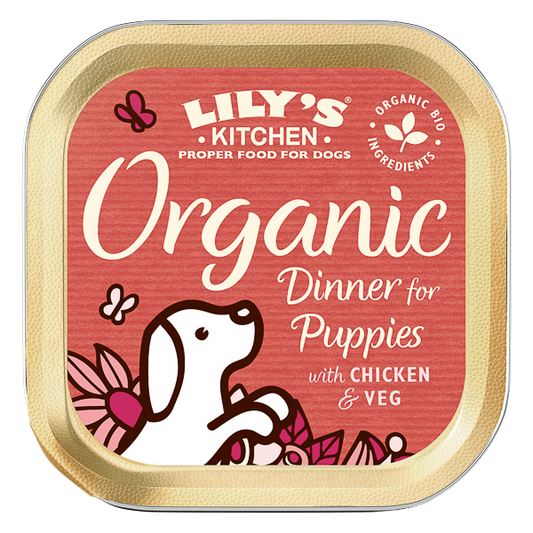 Hrană umedă câini Lily's Kitchen - Junior - Pui și Legume - 150g