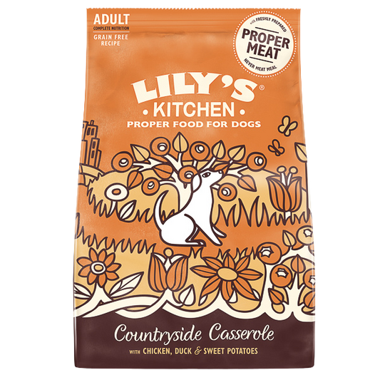 Hrană uscată câini Lily's Kitchen - Adult - Pui și Rață  - 1 kg