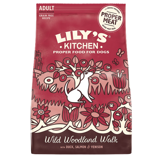 Hrană uscată câini Lily's Kitchen - Adult - Rață și Somon  - 7 kg