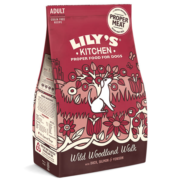 Hrană uscată câini Lily's Kitchen - Adult - Rață și Somon  - 7 kg