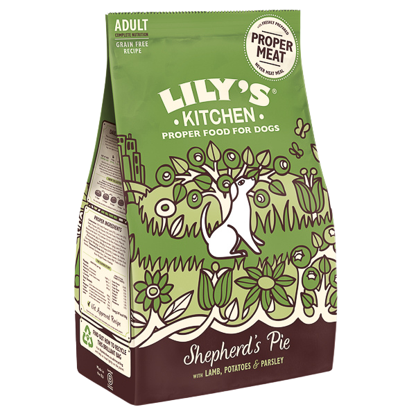 Hrană uscată câini Lily's Kitchen - Adult - Miel și Cartofi  - 1 kg