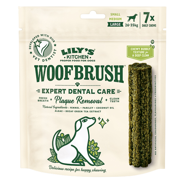 Recompense câini Lily's Kitchen - Dental Stick - Talie mare - Sănătate dentară - 7 buc.