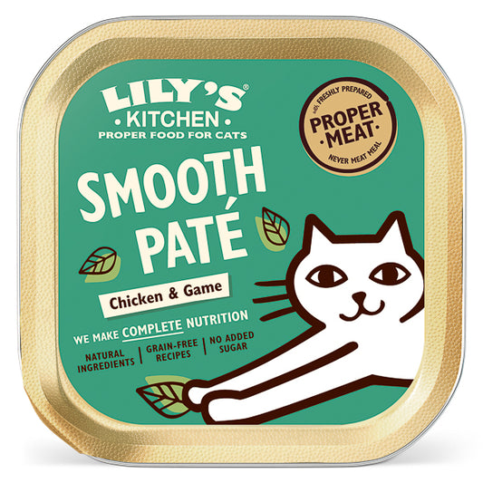 Hrană umedă pisici Lily's Kitchen - Pate Fin Pui și Vânat - 85g