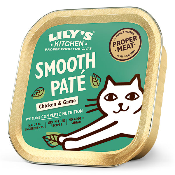 Hrană umedă pisici Lily's Kitchen - Pate Fin Pui și Vânat - 85g