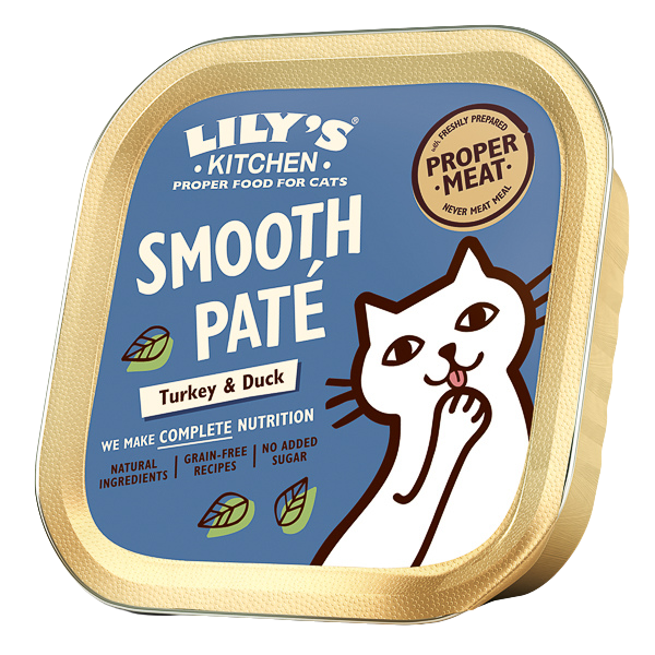 Hrană umedă pisici Lily's Kitchen - Pate Fin Curcan și Rață - 85g