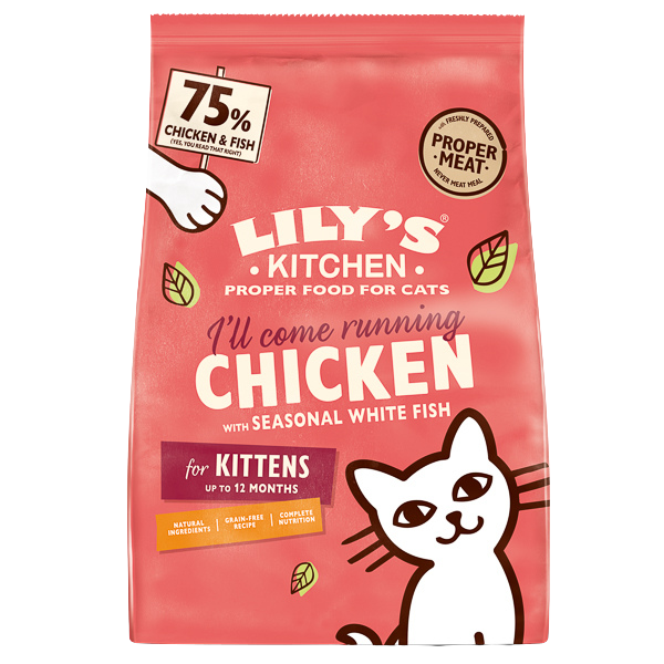 Hrană uscată pisici Lily's Kitchen - Junior - Pui și Pește - 800 g