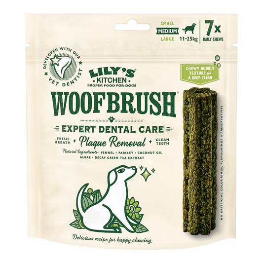 Recompense câini Lily's Kitchen - Dental Stick - Talie medie - Sănătate dentară - 7 buc.