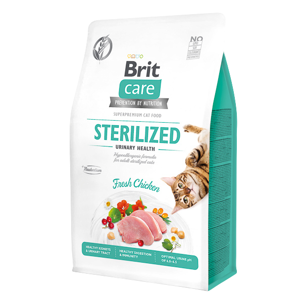 Hrană uscată pisică Brit Care - Pisică sterilizată Urinary - Pui - 2 kg