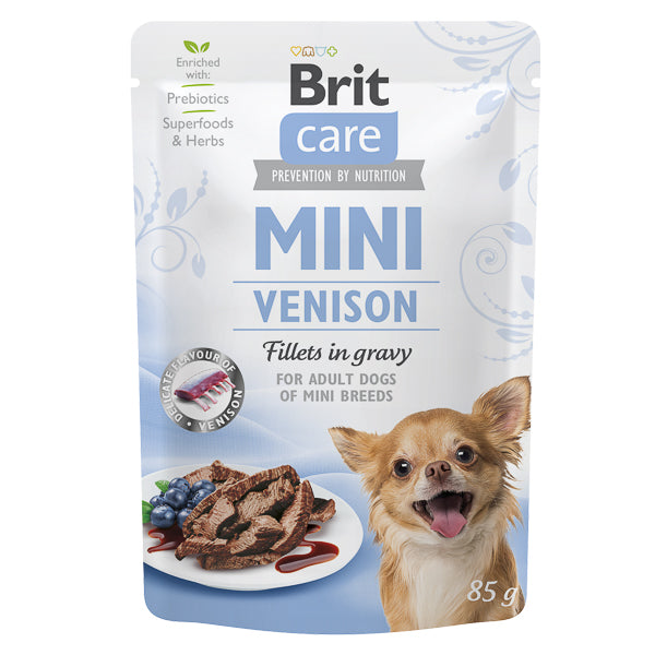 Hrană umedă câini Brit Care - Talie mică - Vânat - 85 g