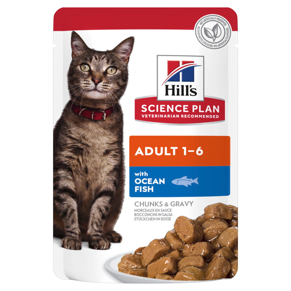 Hrană umedă pisică Hill's - Adult - Pește - 85 g