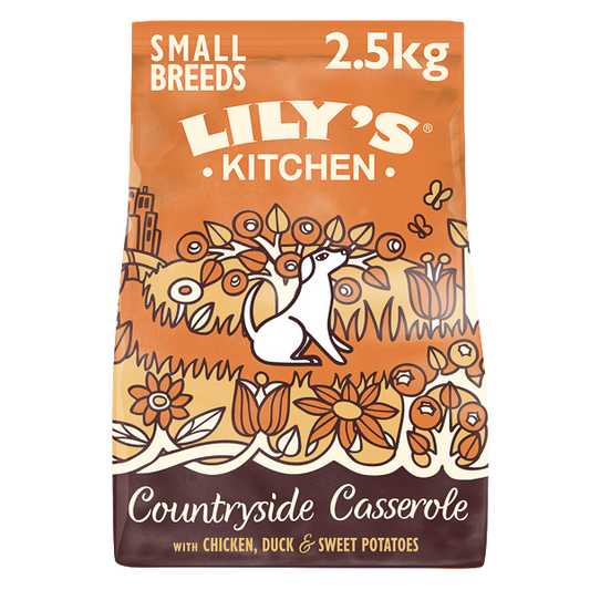 Hrană uscată câini Lily's Kitchen - Talie mică - Pui și Rață - 2,5 kg