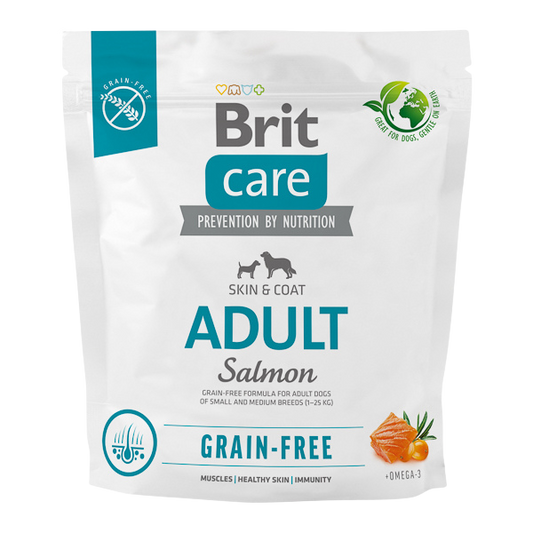 Hrană uscată câini Brit Care - Adult - Toate rasele - Somon - 1 kg