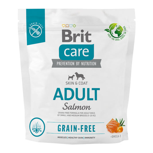 Hrană uscată câini Brit Care - Adult - Toate rasele - Somon - 1 kg