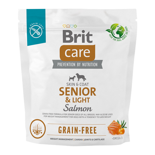 Hrană uscată câini Brit Care - Senior - Somon - 1 kg