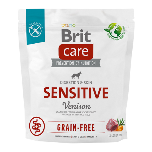 Hrană uscată câini Brit Care - Sensibil - Vânat - 1 kg