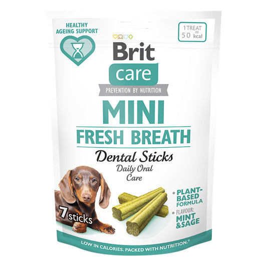 Recompense câini Brit Care - Respirație fresh - Mentă și Salvie - 120 g