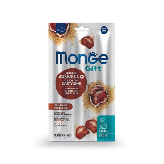 Recompense câini Monge - Adult - Digestie - Miel și Castane - 45 g