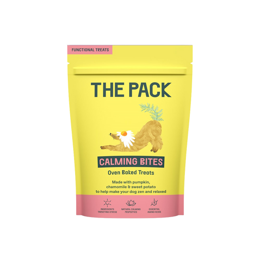 Recompense câini The Pack - Calming Bites - Dovleac și Mușețel - 100 g