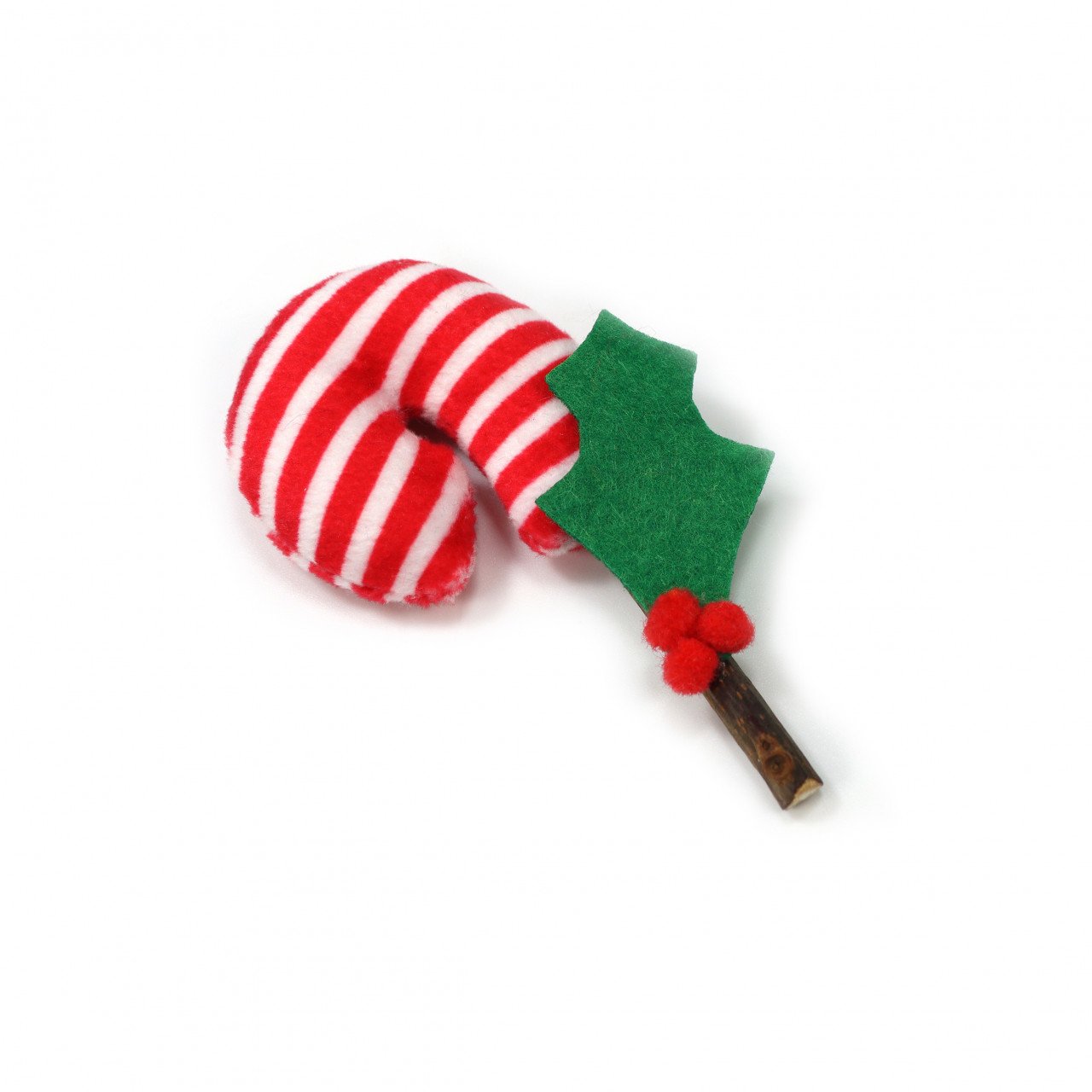 Jucărie pisică - Bastonaș Crăciun