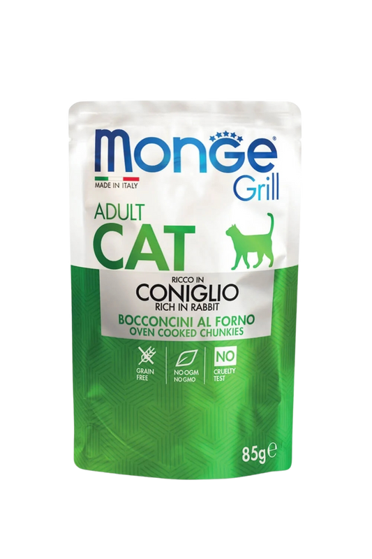 Hrană umedă pisică Super-premium Monge - Iepure - 85 g